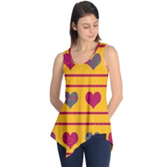 Decorative Harts Pattern Sleeveless Tunic by Valentinaart