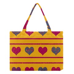 Decorative Harts Pattern Medium Tote Bag