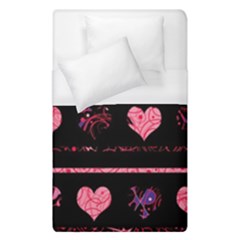 Pink Elegant Harts Pattern Duvet Cover (single Size)