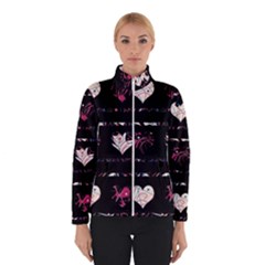 Elegant Harts Pattern Winterwear