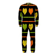 Colorful Harts Pattern Onepiece Jumpsuit (kids) by Valentinaart