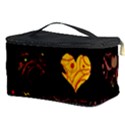 Yellow harts pattern Cosmetic Storage Case View3