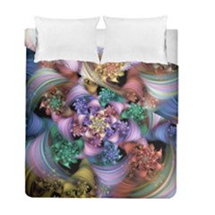 Pong Synth Curl Amorina 02 Whiskey 01 Peggi 05 Pstl Pz Pix Duvet Cover Double Side (full/ Double Size) by WolfepawFractals