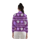 Purple harts pattern 2 Wind Breaker (Women) View2