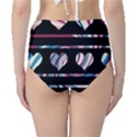 Colorful harts pattern High-Waist Bikini Bottoms View2