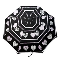 Elegant Harts Pattern Folding Umbrellas by Valentinaart