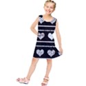 Elegant harts pattern Kids  Tunic Dress View1