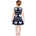 Elegant harts pattern Kids  Tunic Dress View2