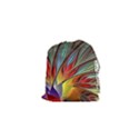 Fractal Bird of Paradise Drawstring Pouch (XS) View1