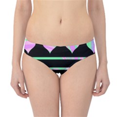 Pastel Harts Pattern Hipster Bikini Bottoms