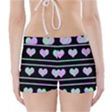 Pastel harts pattern Boyleg Bikini Wrap Bottoms View2