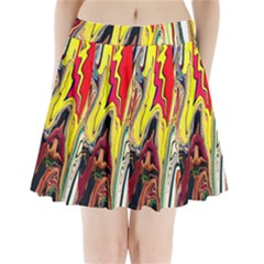 Splash Pleated Mini Skirt by Ronaldfremeth