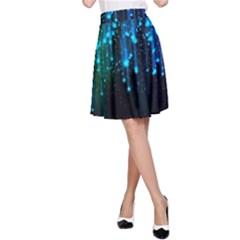 Abstract Stars Falling Wallpapers Hd A-line Skirt by Brittlevirginclothing