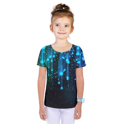 Abstract Stars Falling Wallpapers Hd Kids  One Piece Tee by Brittlevirginclothing