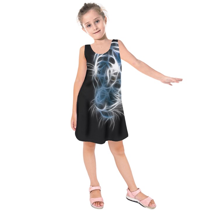 Ghost tiger Kids  Sleeveless Dress