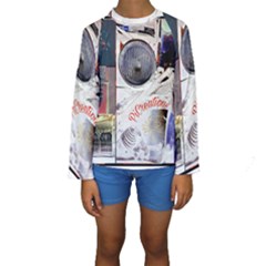 Picreations V Kids  Long Sleeve Swimwear