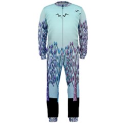 Blue Magical Hill Onepiece Jumpsuit (men)  by Valentinaart