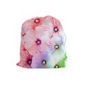 Rainbow Flower Drawstring Pouches (Large)  View1