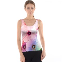 Rainbow Flower Tank Top by Brittlevirginclothing