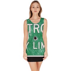 Detroit City Limits Sleeveless Bodycon Dress by DetroitCityLimits