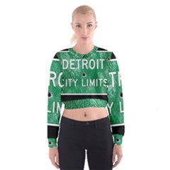 Detroit City Limits Women s Cropped Sweatshirt by DetroitCityLimits