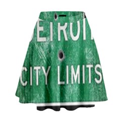 Detroit City Limits High Waist Skirt by DetroitCityLimits