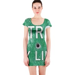 Detroit City Limits Short Sleeve Bodycon Dress by DetroitCityLimits