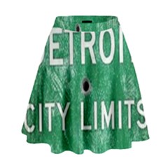 Detroit City Limits High Waist Skirt by DetroitCityLimits