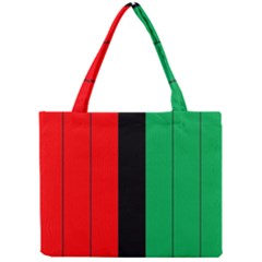 Kwanzaa Colors African American Red Black Green  Mini Tote Bag by yoursparklingshop