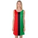 Kwanzaa Colors African American Red Black Green  Sleeveless Satin Nightdress View1