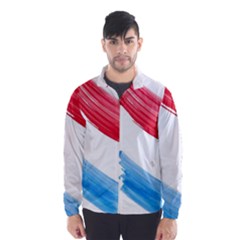 Tricolor Banner Flag, Red White Blue Wind Breaker (men) by picsaspassion