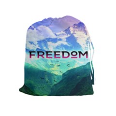 Freedom Drawstring Pouches (extra Large) by Brittlevirginclothing