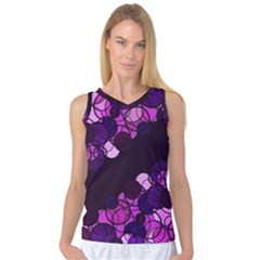 Purple Bubbles Women s Basketball Tank Top by Valentinaart