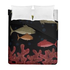 Corals Duvet Cover Double Side (full/ Double Size) by Valentinaart