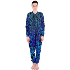 Blue Coral Onepiece Jumpsuit (ladies)  by Valentinaart