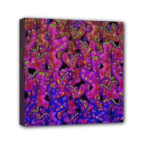 Purple Corals Mini Canvas 6  X 6  by Valentinaart