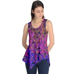 Purple Corals Sleeveless Tunic by Valentinaart