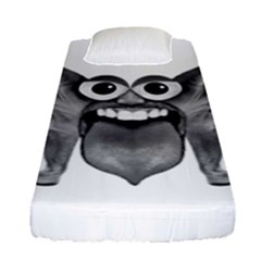 Body Part Monster Illustration Fitted Sheet (single Size) by dflcprints