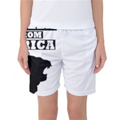 Stolen From Africa ( Black Logo) Women s Basketball Shorts by alldaysfa