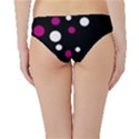 Pink and white dots Hipster Bikini Bottoms View2