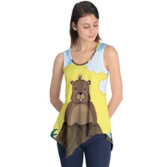 Groundhog Day  Sleeveless Tunic by Valentinaart