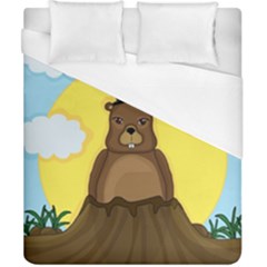 Groundhog Duvet Cover (california King Size) by Valentinaart