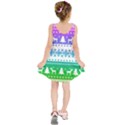 Cute rainbow bohemian Kids  Sleeveless Dress View2