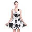 Gentlemen - black and white Reversible Skater Dress View1