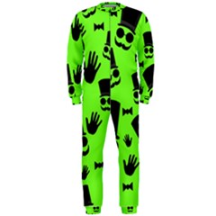 Gentleman - Green Pattern Onepiece Jumpsuit (men)  by Valentinaart