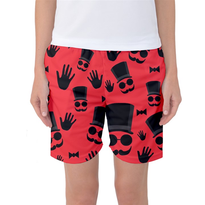 Gentlemen - red Women s Basketball Shorts