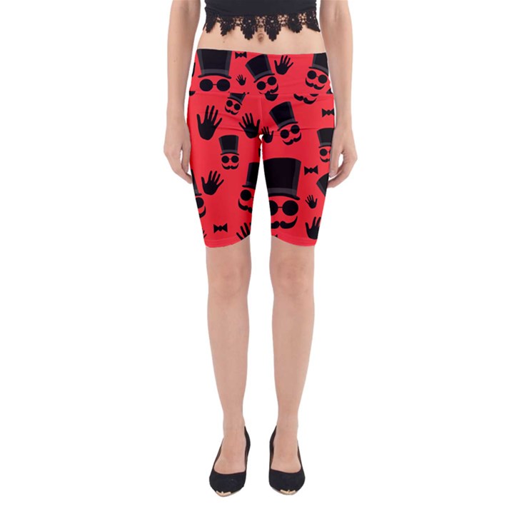 Gentlemen - red Yoga Cropped Leggings