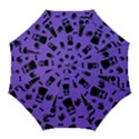 Gentleman purple pattern Golf Umbrellas View1