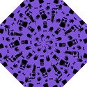 Gentleman purple pattern Golf Umbrellas View2