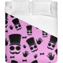 Gentleman - pink pattern Duvet Cover (California King Size) View1